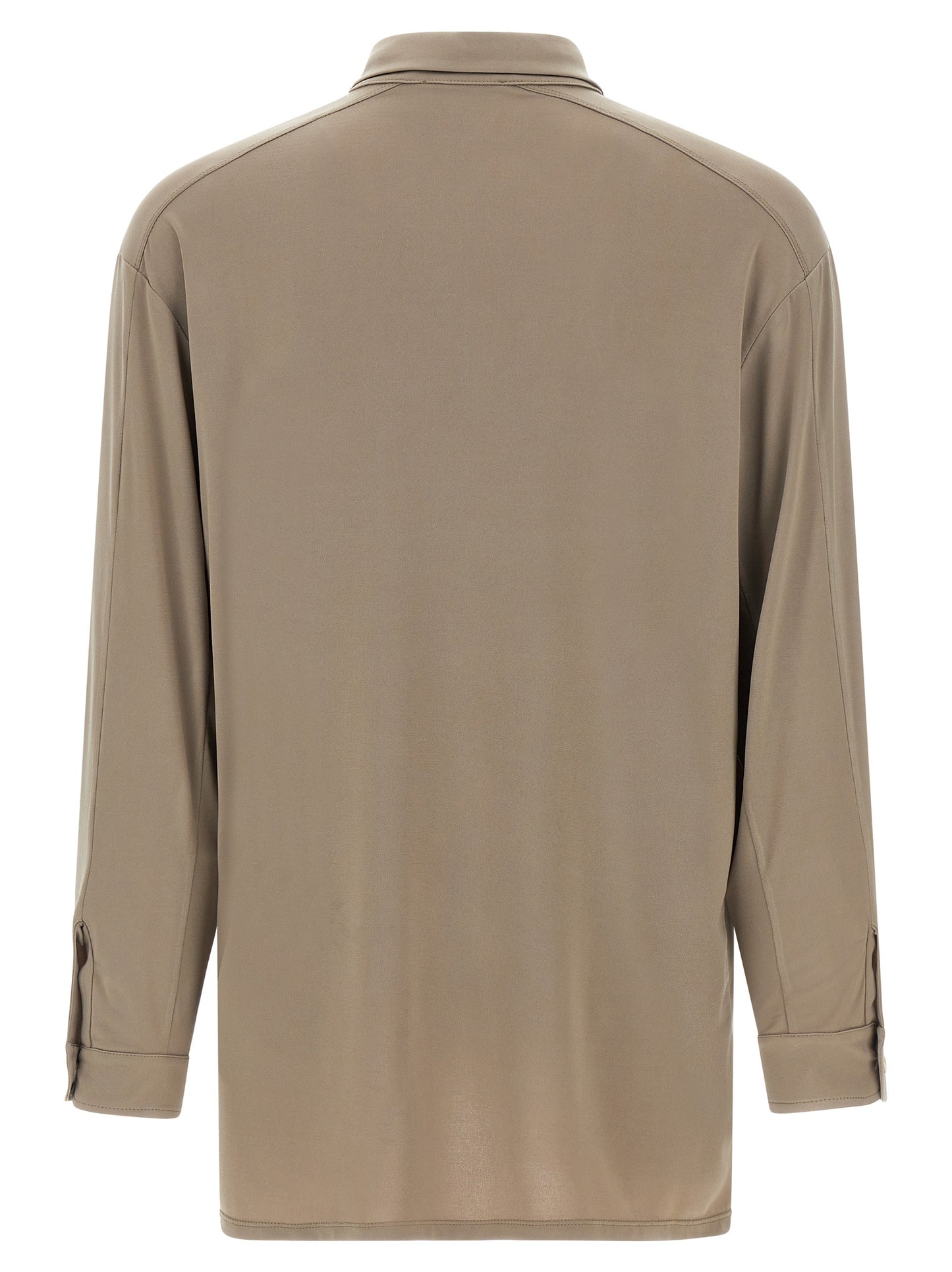 Gray Polyester Blouse