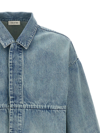 Blue Cotton Denim Jacket
