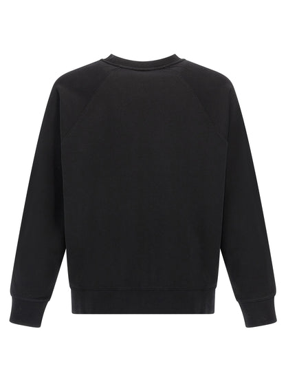Black Cotton Sweatshirt