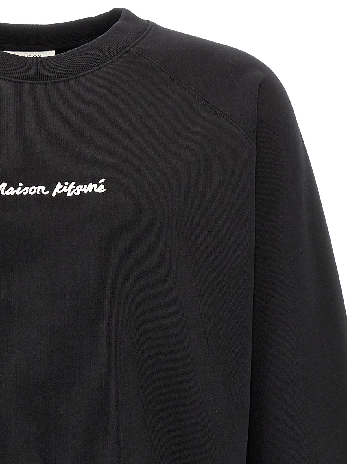 Black Cotton Sweatshirt