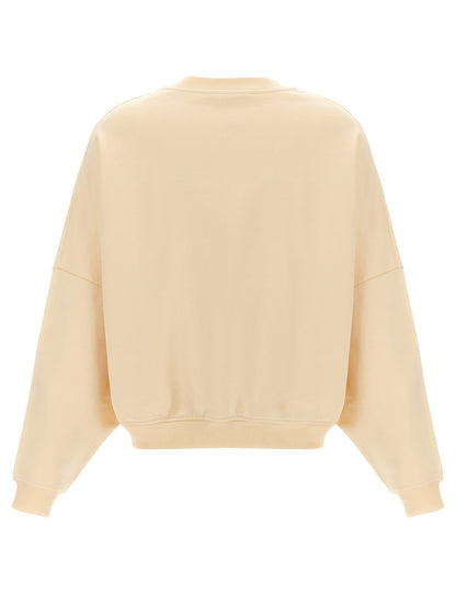 White Cotton Sweatshirt