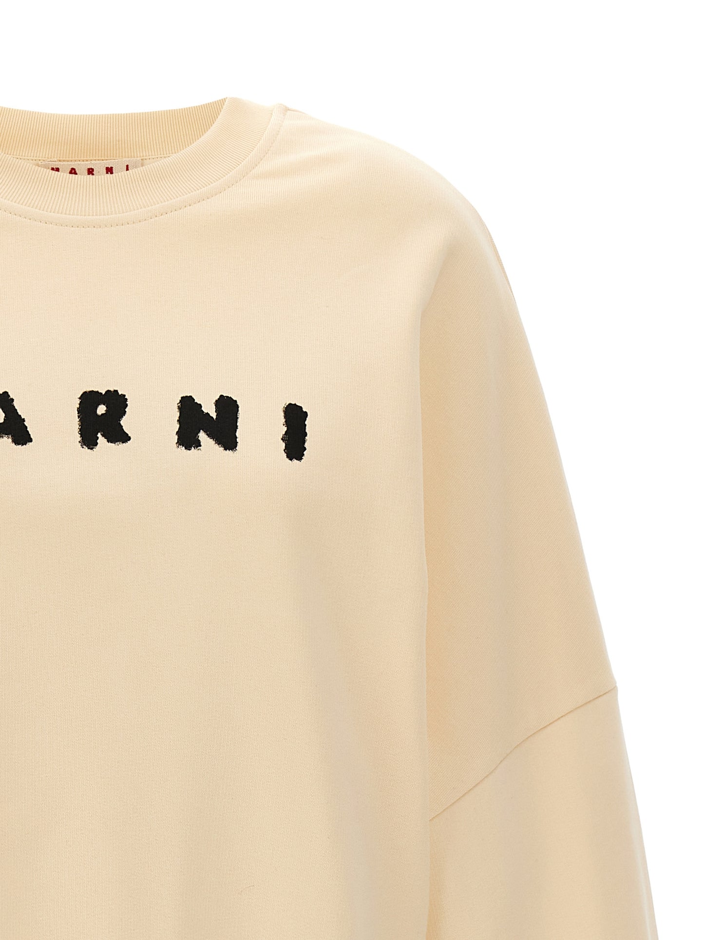 White Cotton Sweatshirt