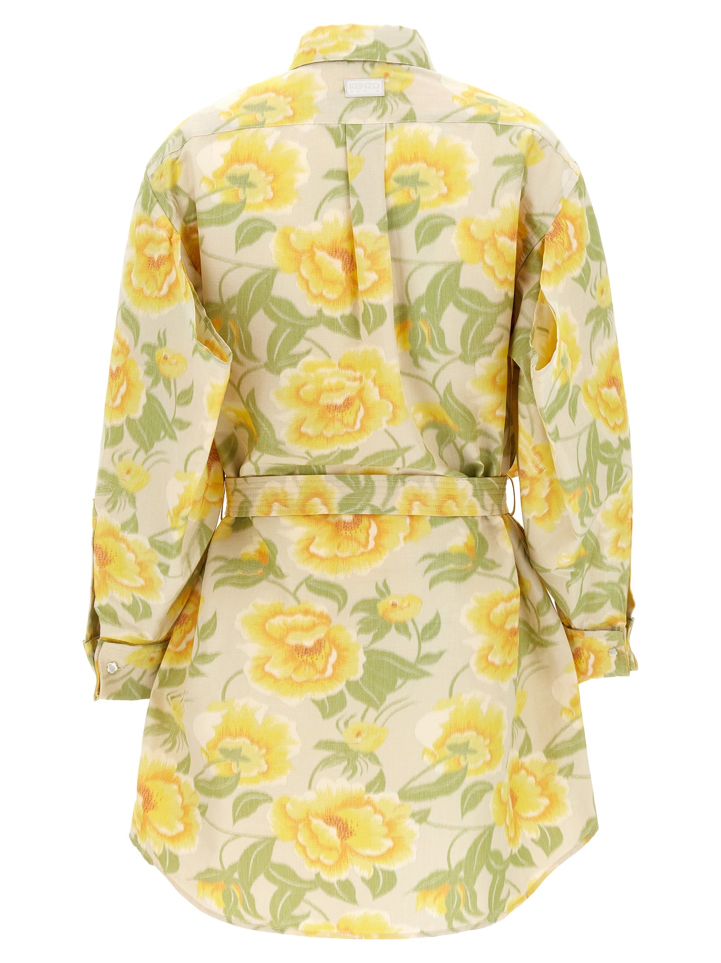 Multicolor Polyester Short Dress