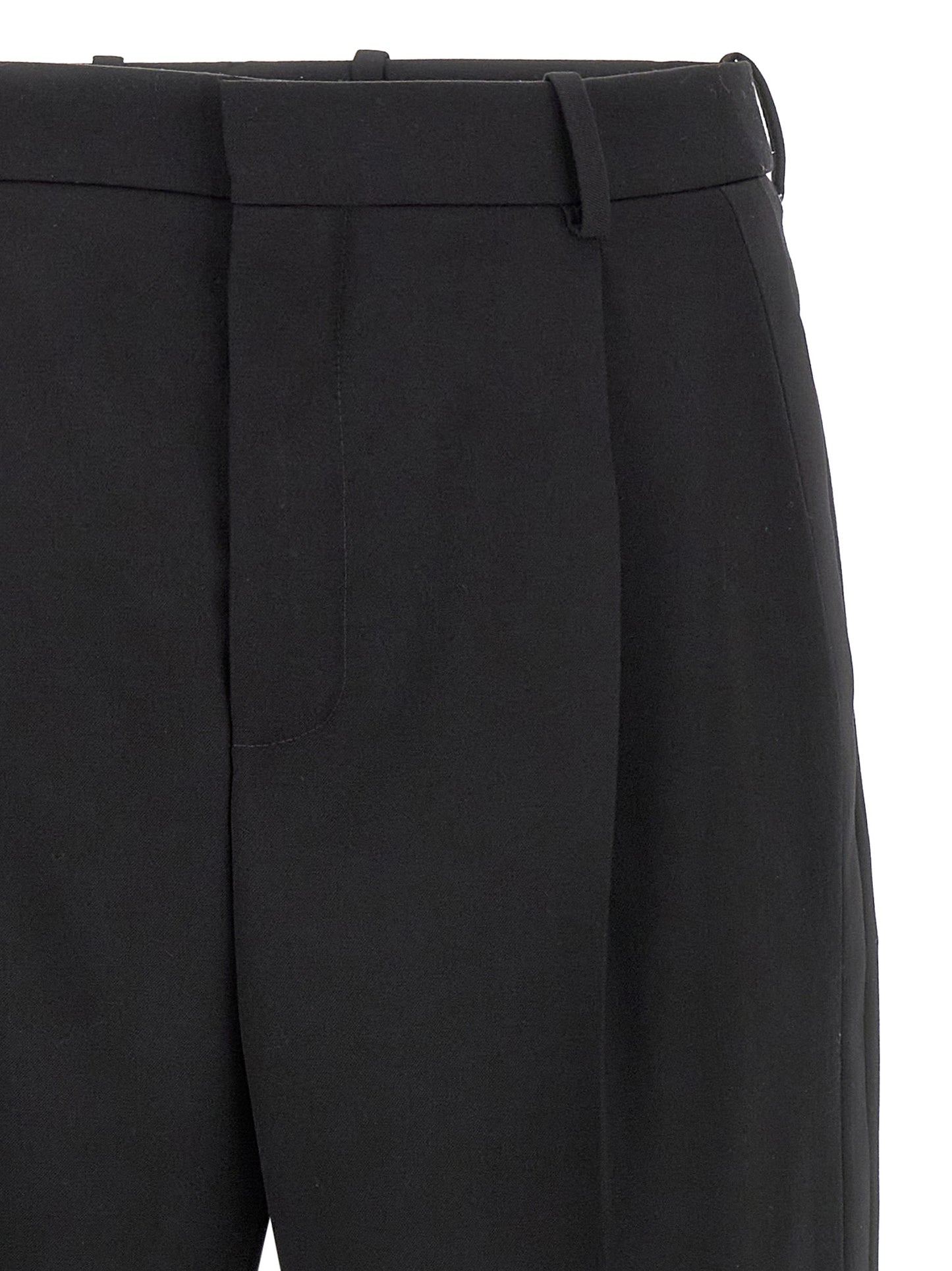 Black Wool Dress Pants