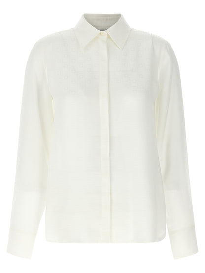 White Silk Blouse