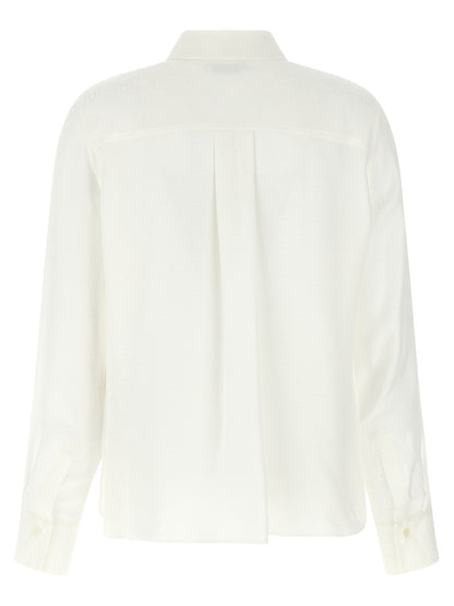 White Silk Blouse