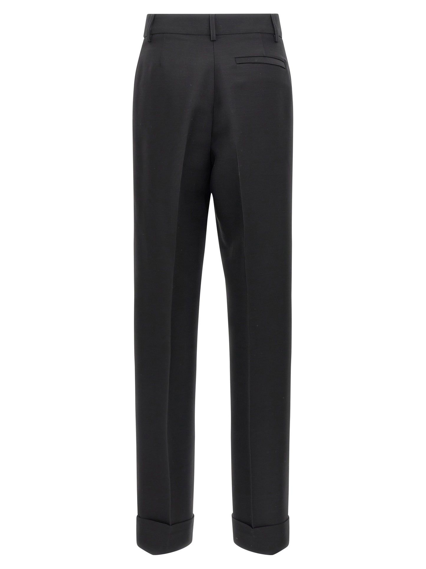 Black Viscose Dress Pants
