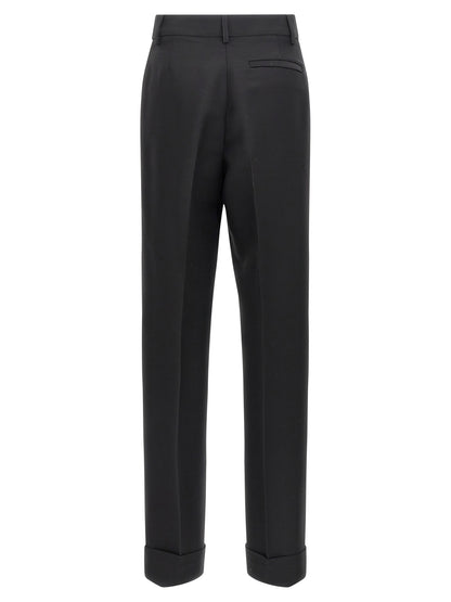 Black Viscose Dress Pants