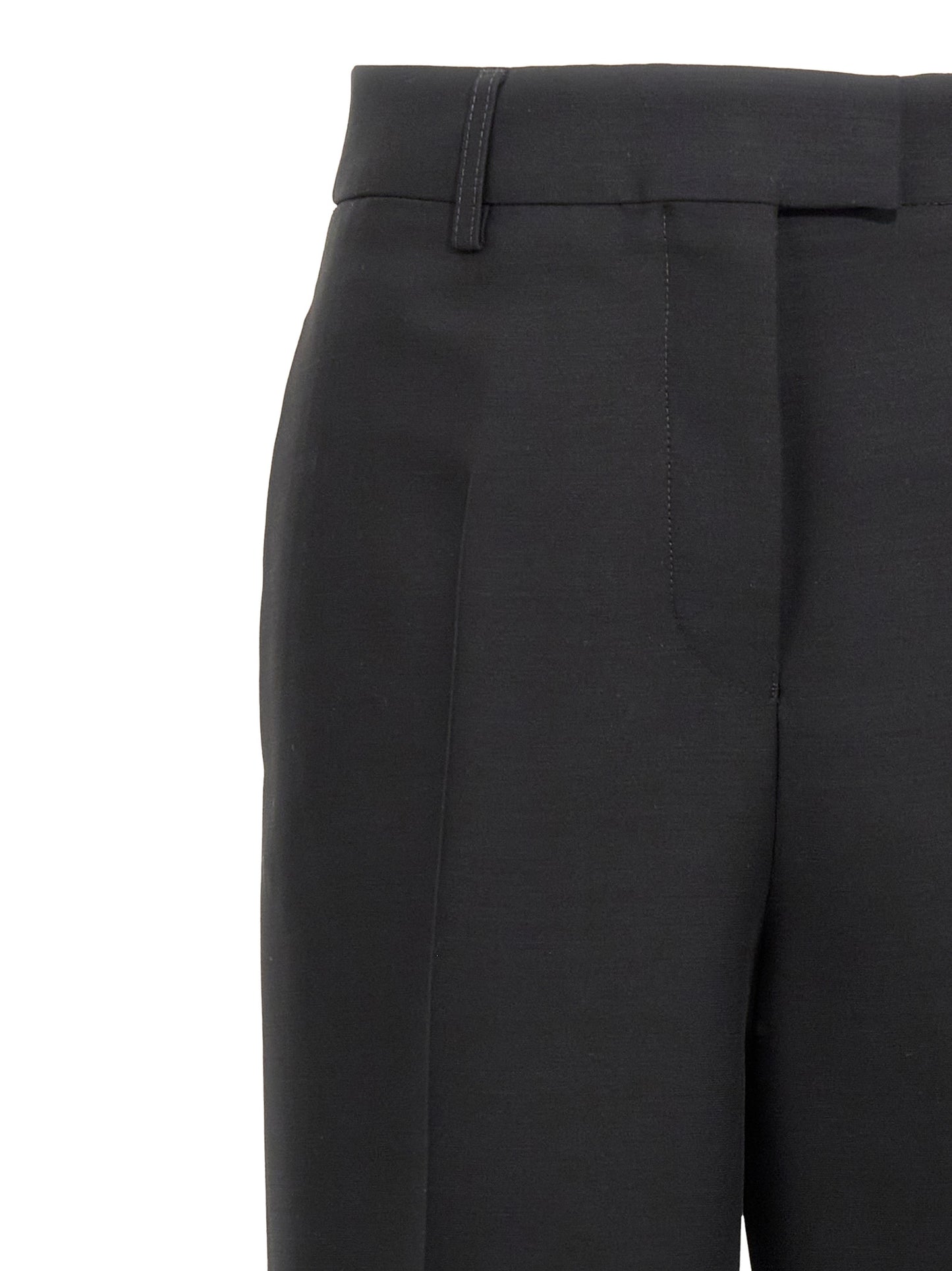 Black Viscose Dress Pants