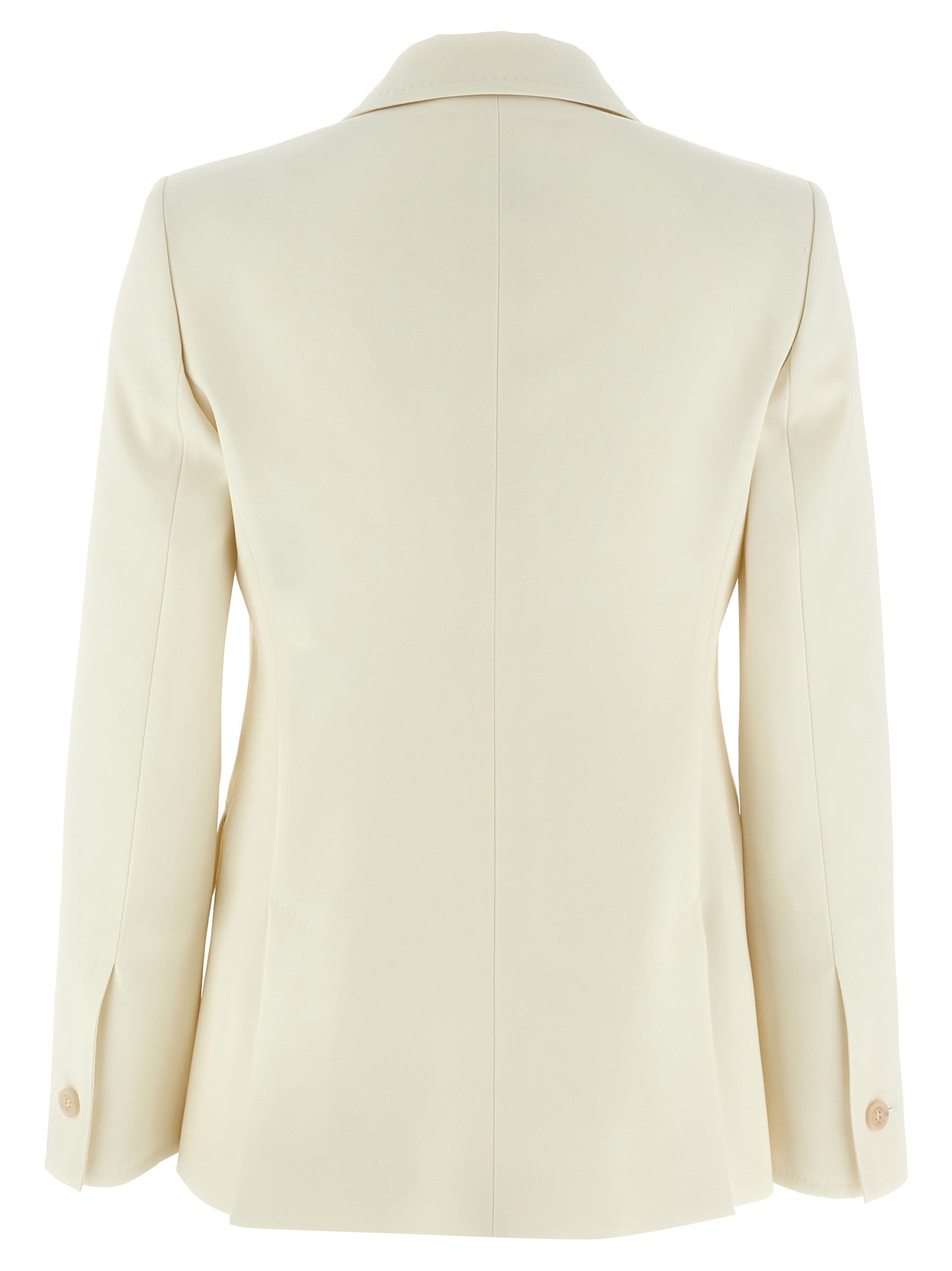 White Virgin Wool Blazer
