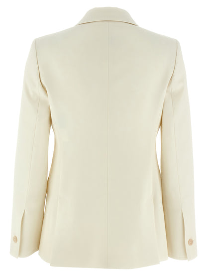 White Virgin Wool Blazer