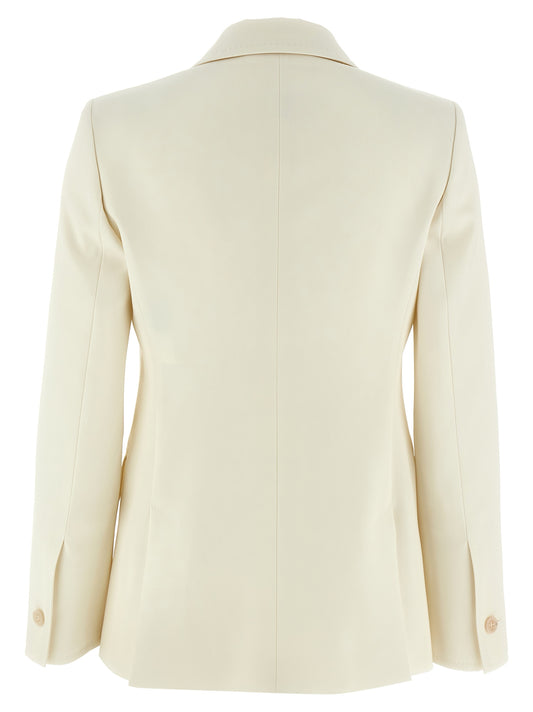 White Virgin Wool Blazer
