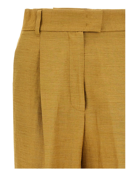Gold Fluorofiber Dress Pants
