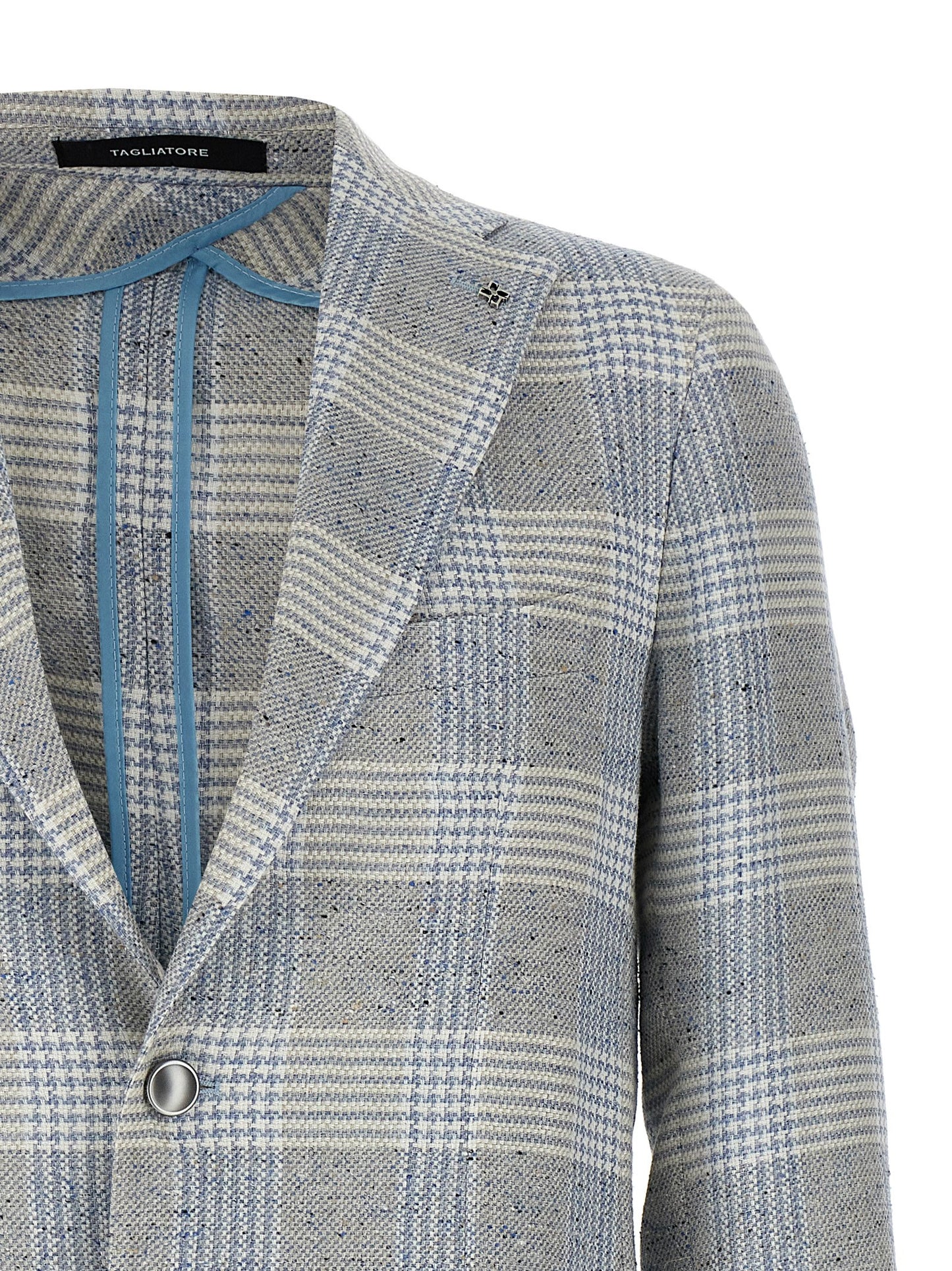Blue Cotton Blazer