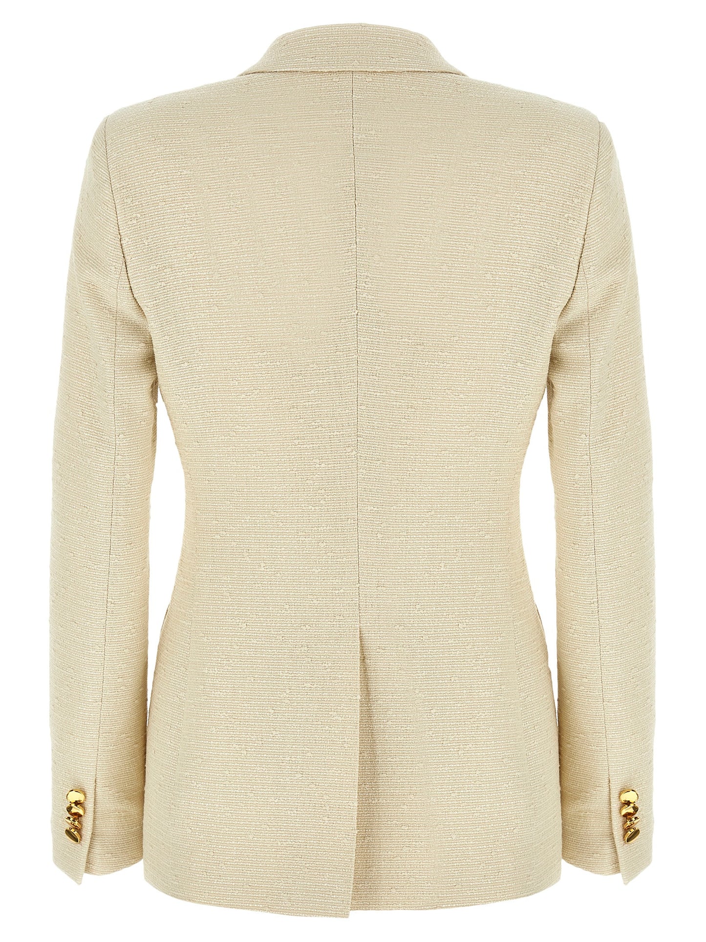 Beige Cotton Blazer