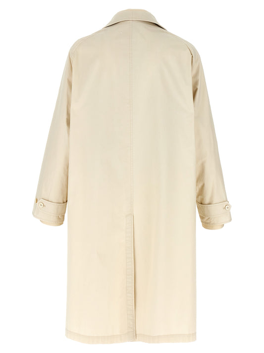 Beige Cotton Coat