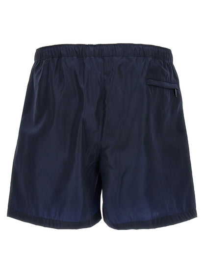 Blue Polyamide Swim Shorts