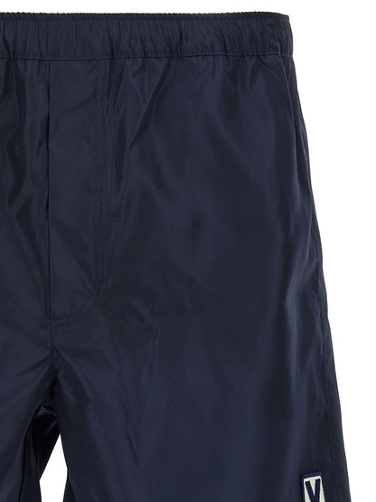 Blue Polyamide Swim Shorts