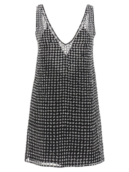 Black Silk Short Dress