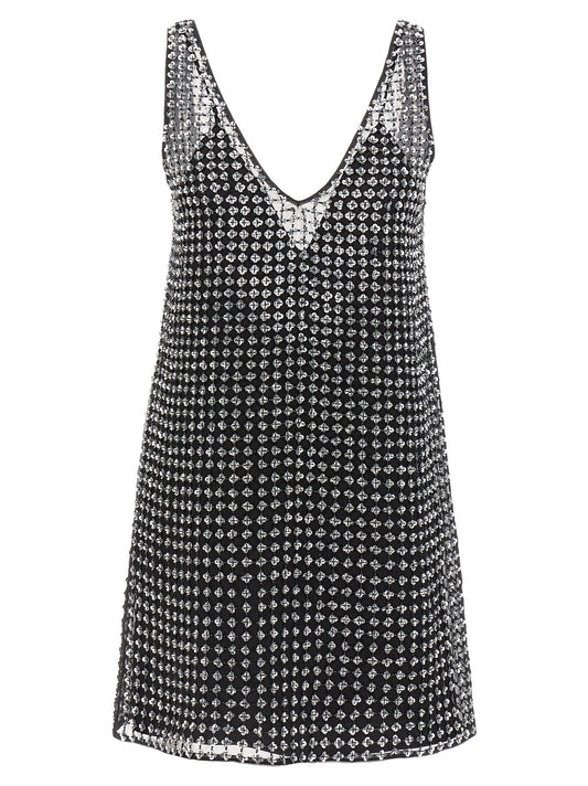 Black Silk Short Dress