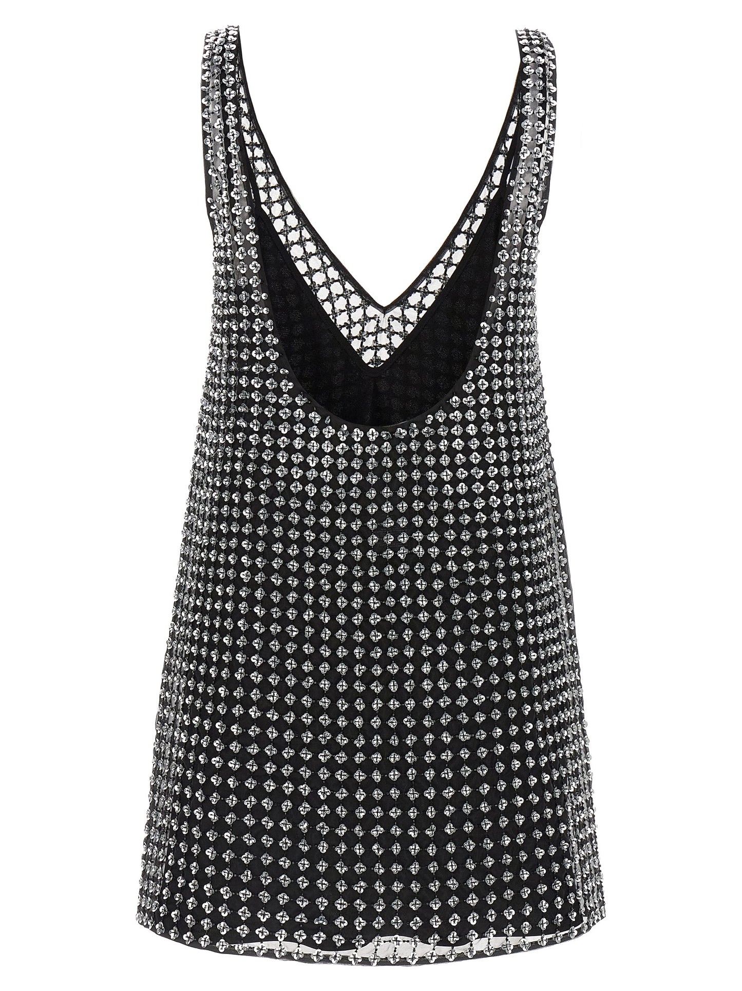Black Silk Short Dress