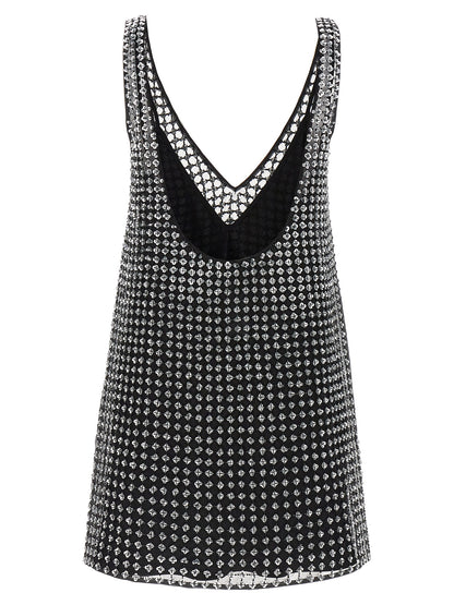 Black Silk Short Dress