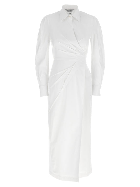 White Cotton Long Dress