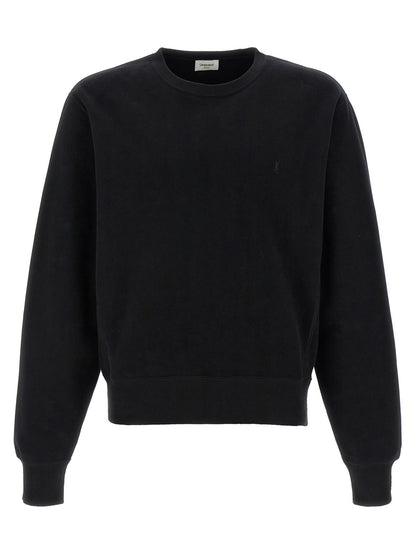 Black Cotton Sweatshirt