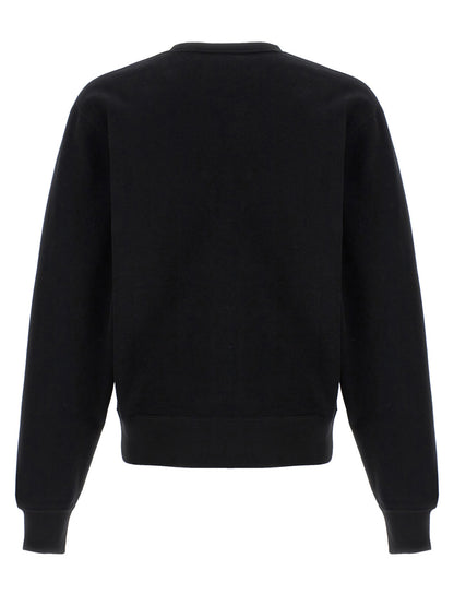 Black Cotton Sweatshirt