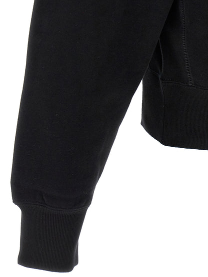 Black Cotton Sweatshirt