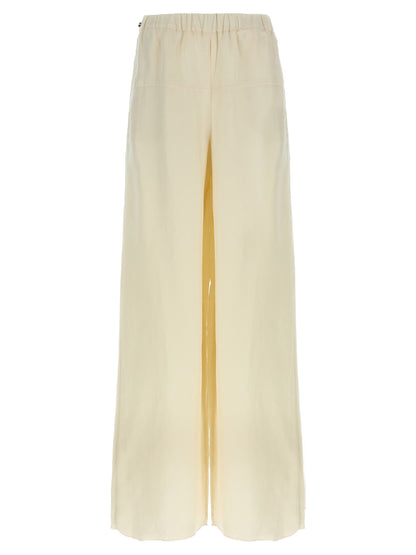 White Flax Casual Pants