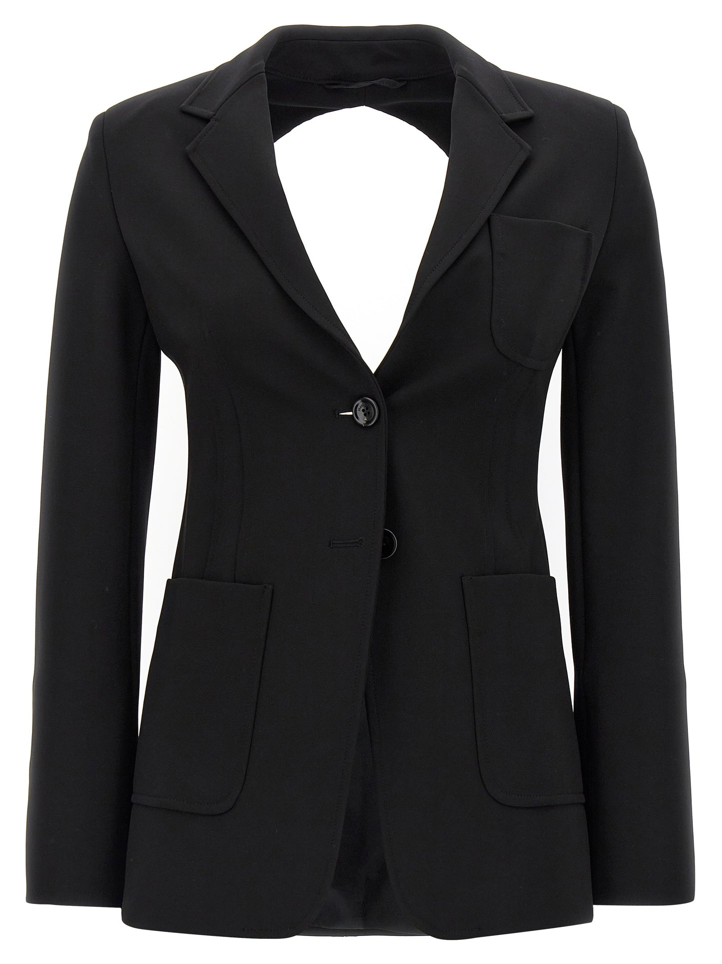 Black Viscose Blazer