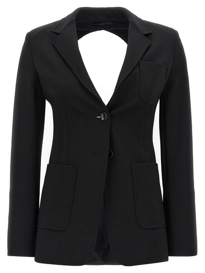Black Viscose Blazer