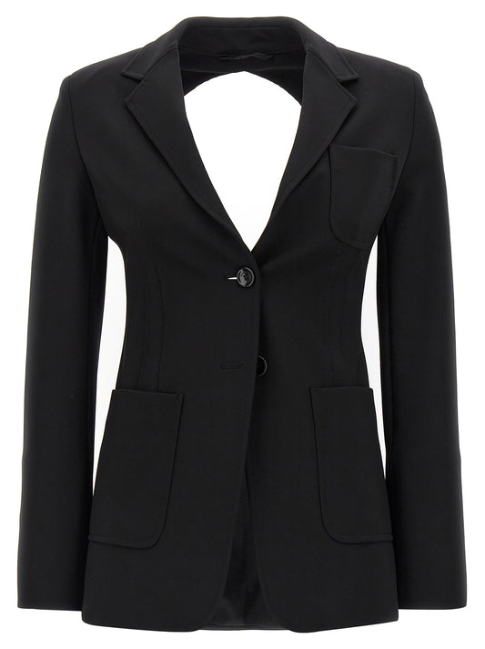 Black Viscose Blazer