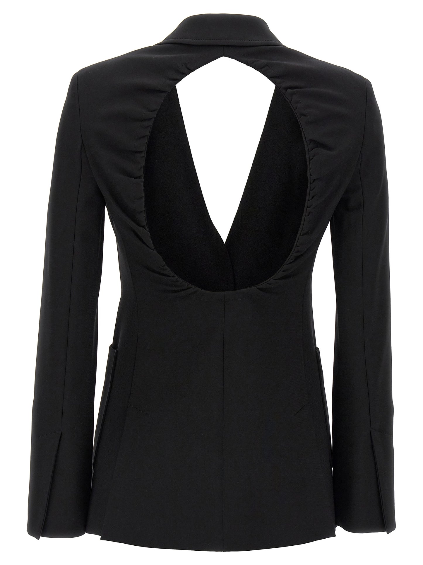 Black Viscose Blazer