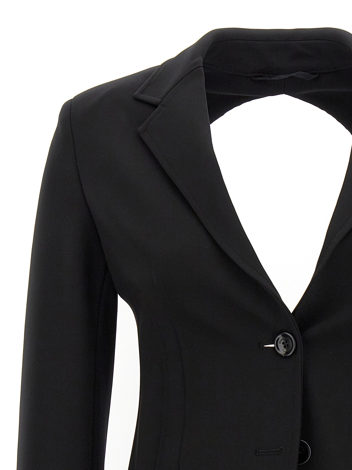 Black Viscose Blazer