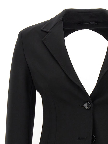 Black Viscose Blazer