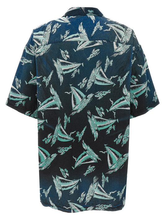 Blue Rayon Blouse