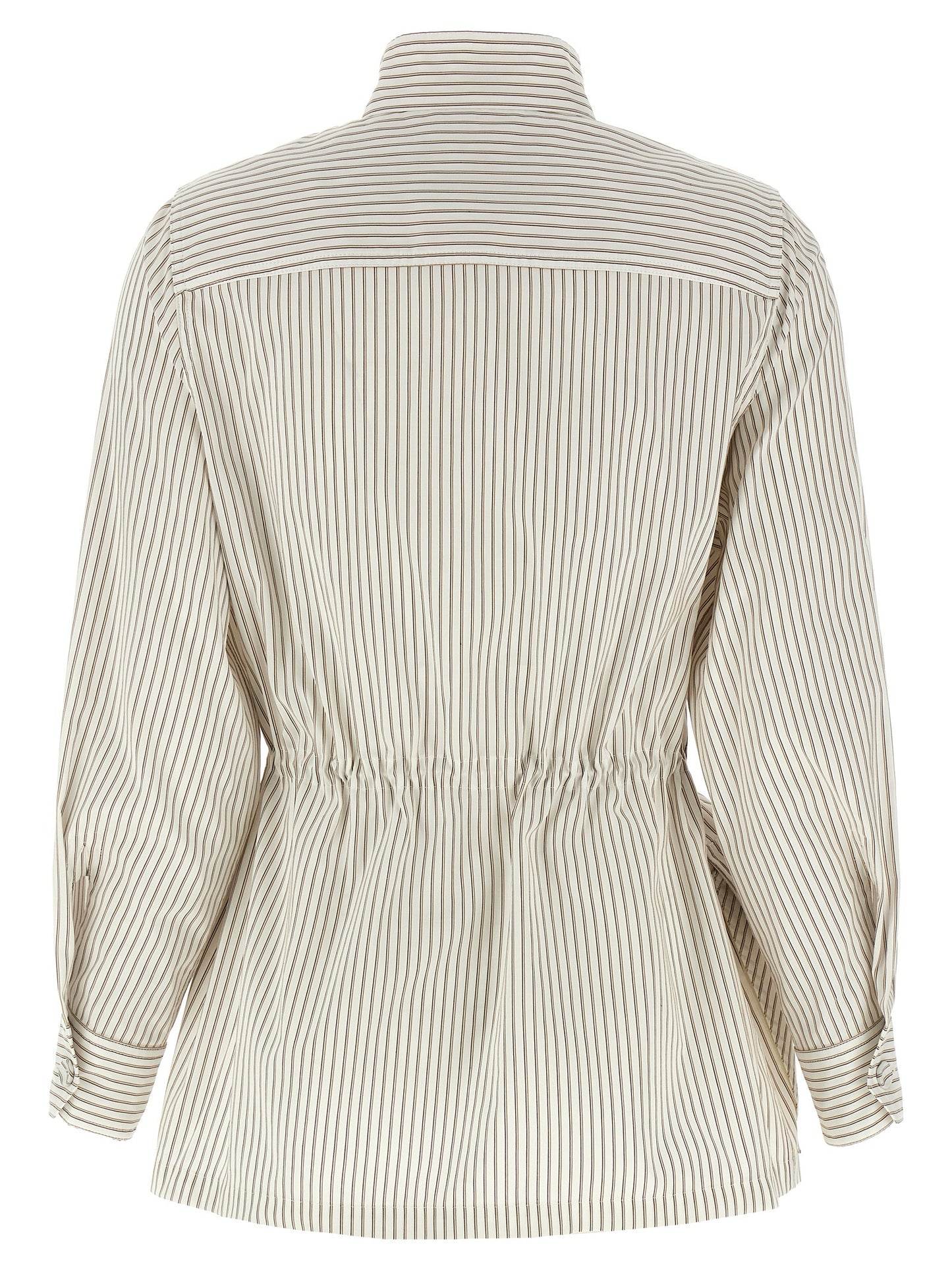 White Cotton Shell Jacket