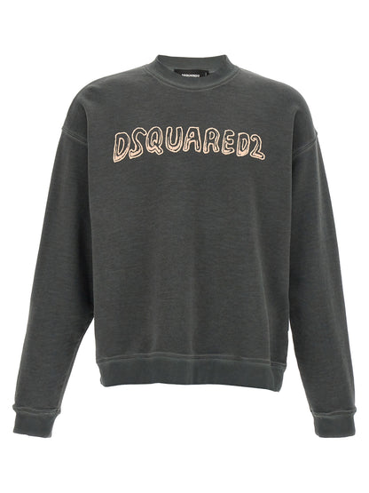 Gray Cotton Sweatshirt