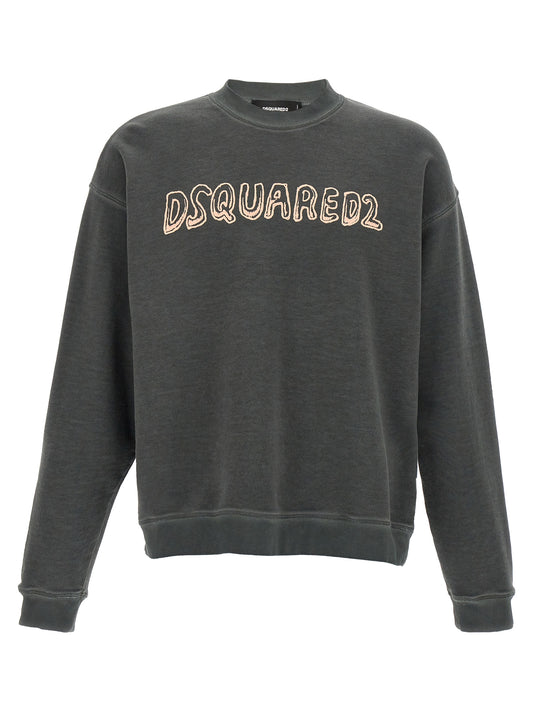 Gray Cotton Sweatshirt