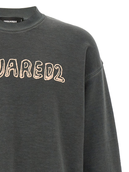 Gray Cotton Sweatshirt