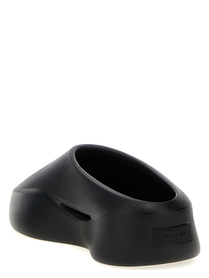 Black Rubber Clogs