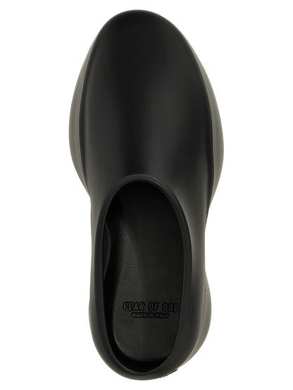 Black Rubber Clogs