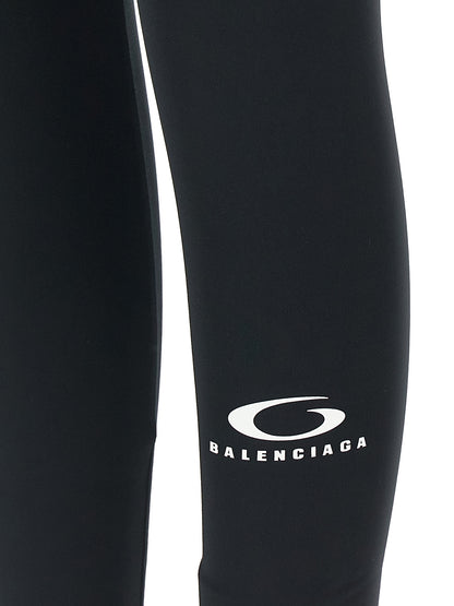 Black Polyester Leggings