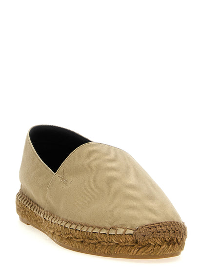 Beige Cotton Espadrilles