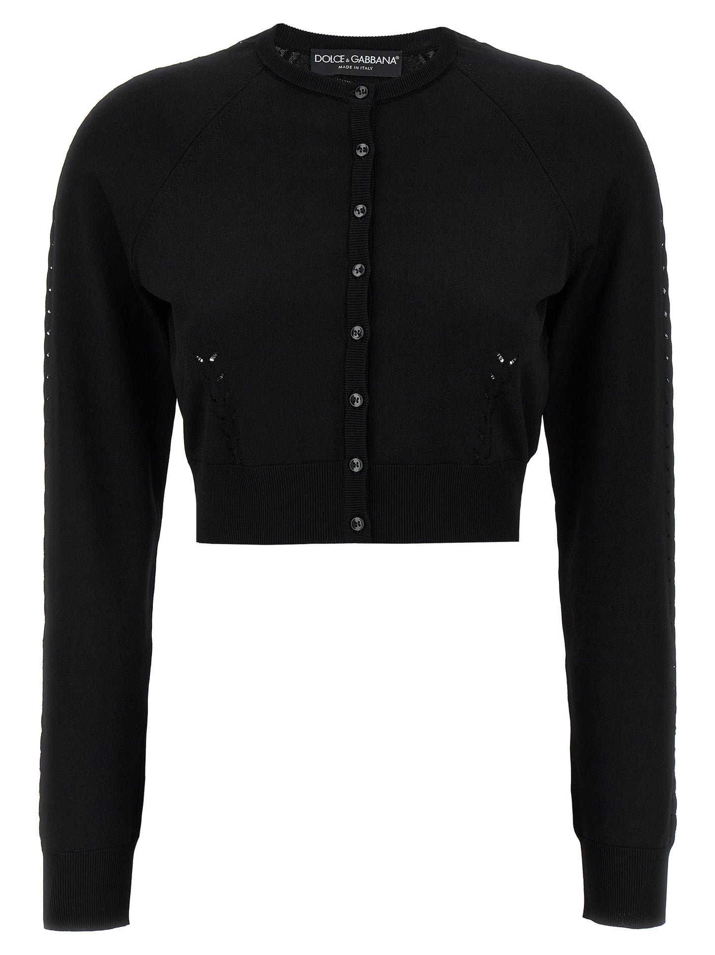 Black Viscose Cardigan