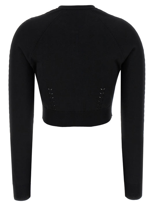 Black Viscose Cardigan