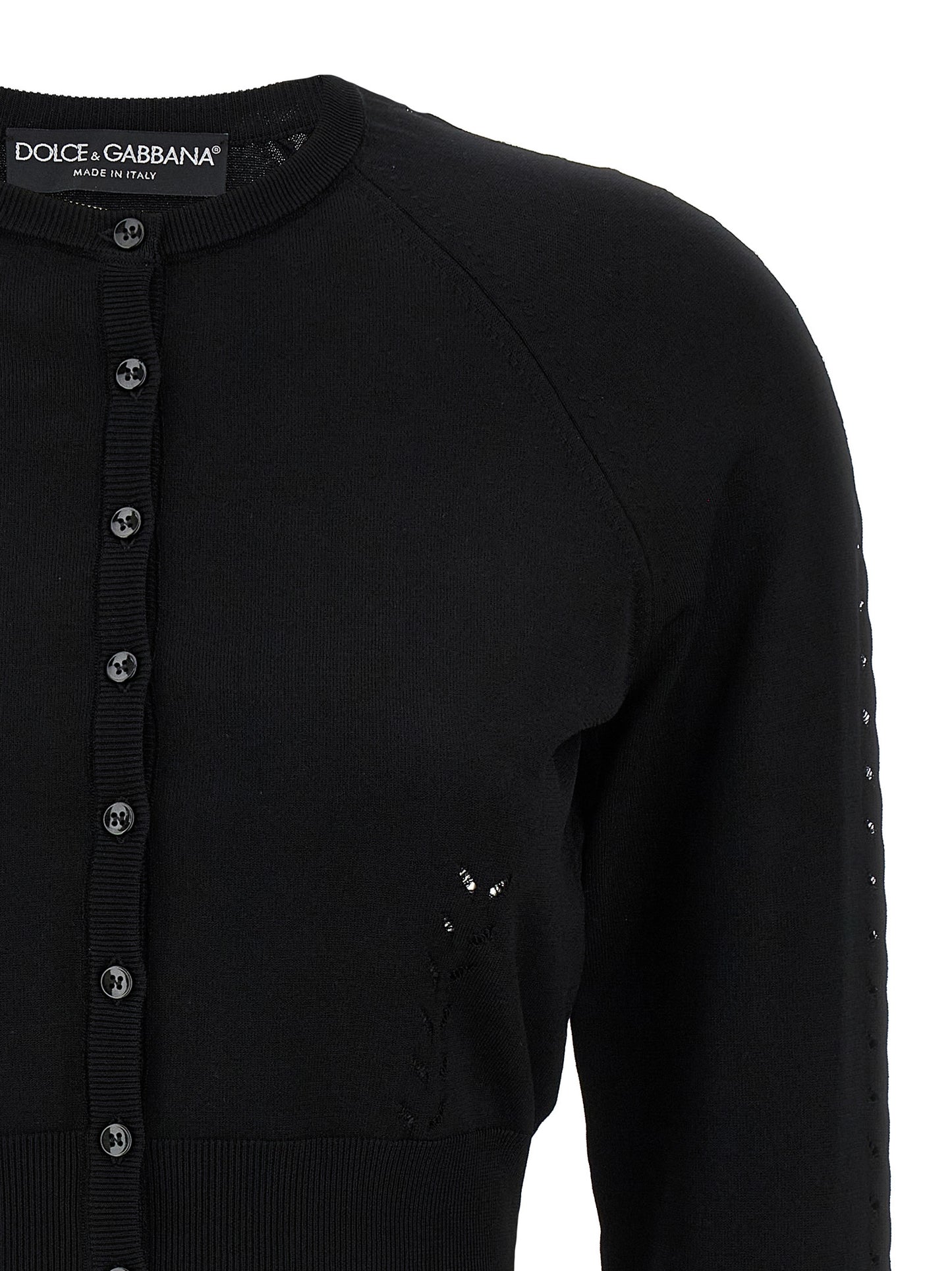 Black Viscose Cardigan