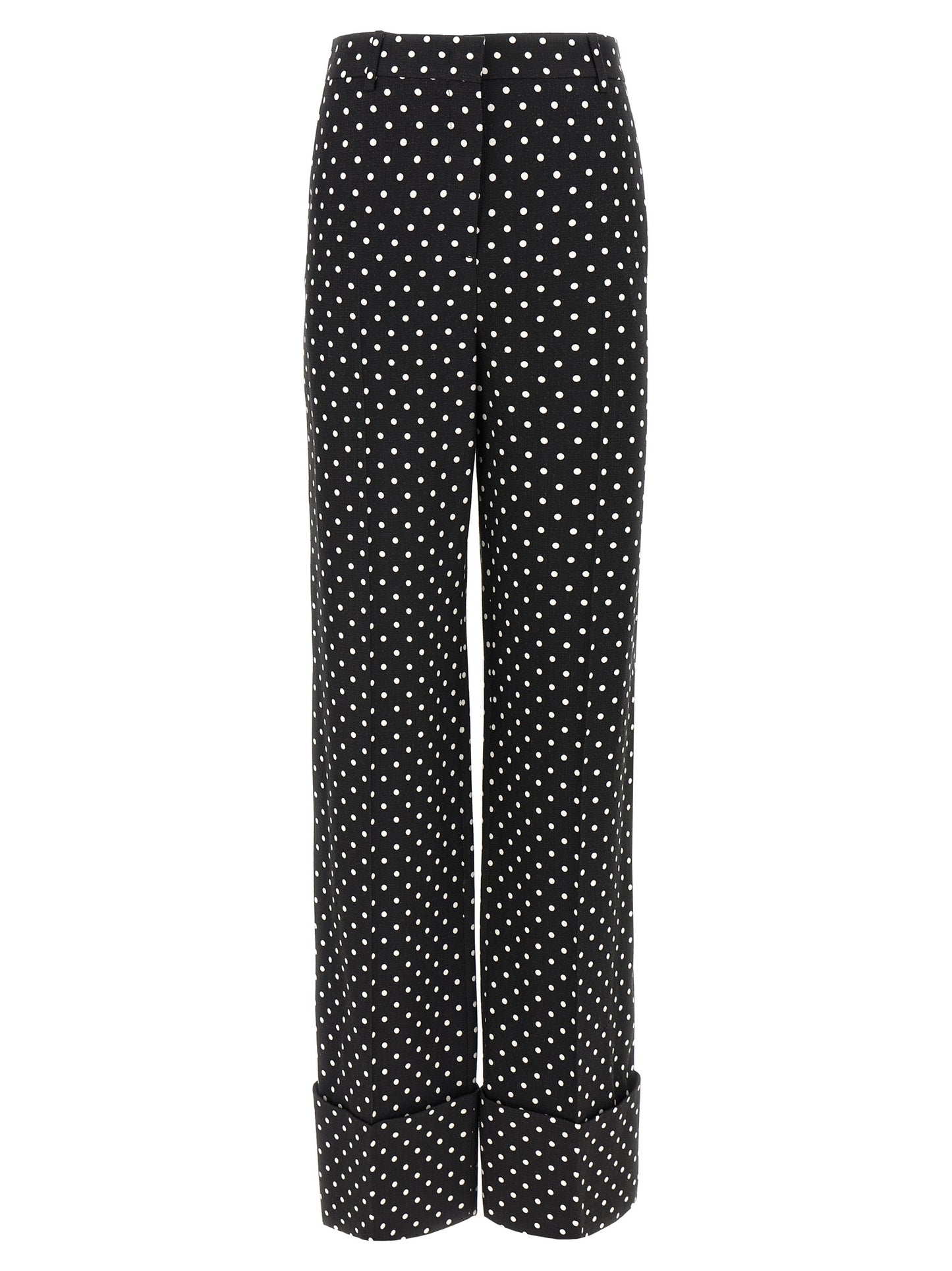 Bicolor Viscose Casual Pants